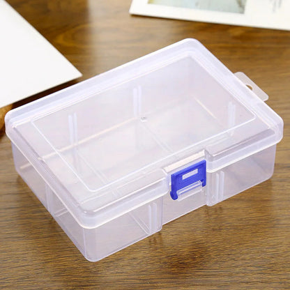 Large-Capacity Transparent Plastic Cosmetics Storage Box Holder Case Display Organizer Container Small Accessory