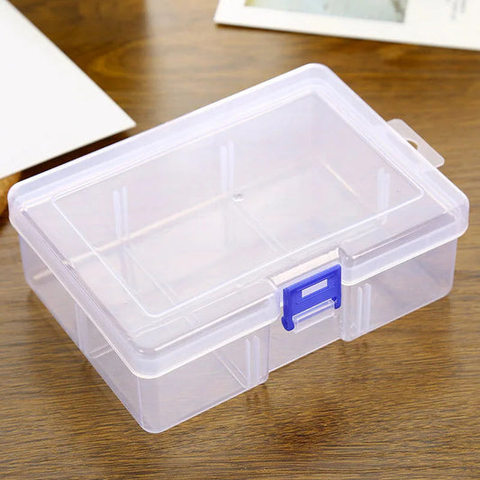 Large-Capacity Transparent Plastic Cosmetics Storage Box Holder Case Display Organizer Container Small Accessory