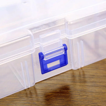 Large-Capacity Transparent Plastic Cosmetics Storage Box Holder Case Display Organizer Container Small Accessory