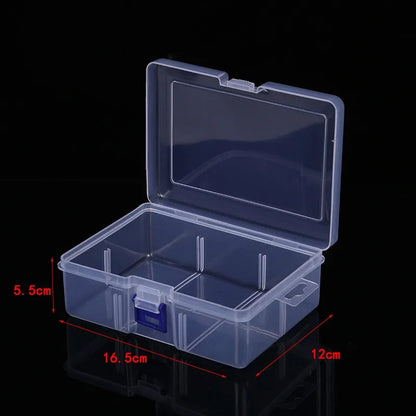 Large-Capacity Transparent Plastic Cosmetics Storage Box Holder Case Display Organizer Container Small Accessory